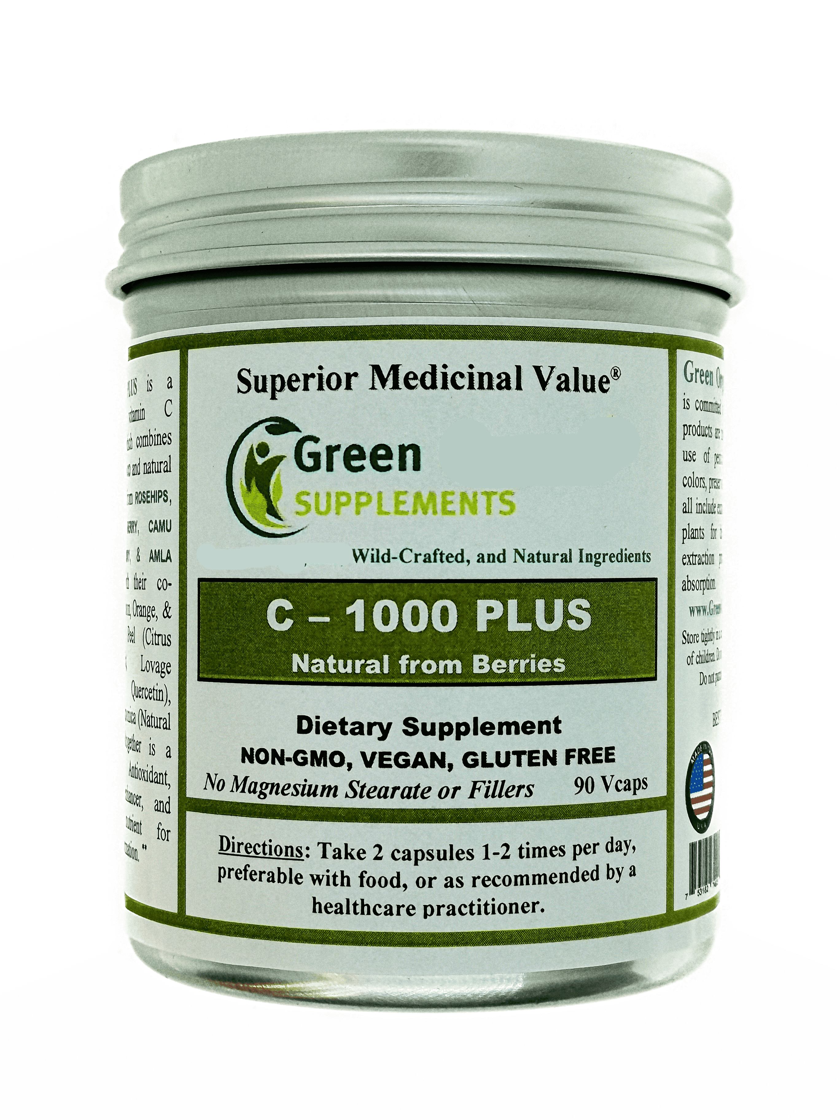 Vitamin C - 1000 Plus, Natural from Berries